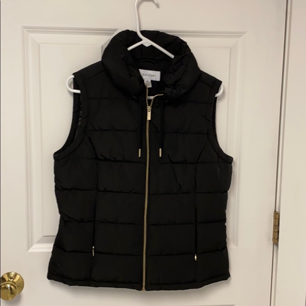 Calvin Klein Puffer Vest Bk Sz M